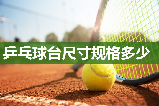 乒乓球台尺寸规格多少