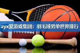 羽毛球男单世界排行