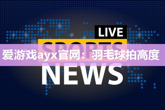 羽毛球拍高度